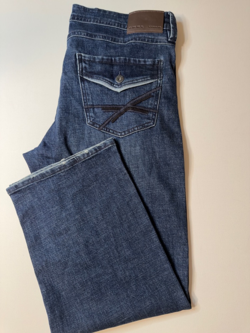 EUC TK Axel Jeans Mens 38x30 Slim Bootcut Jeans (KB5)